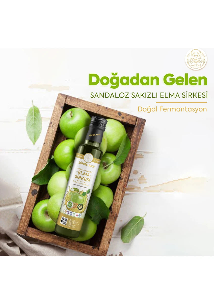 Zühre Ana Sandaloz Sakızlı Elma Sirkesi Doğal Fermantasyon 5