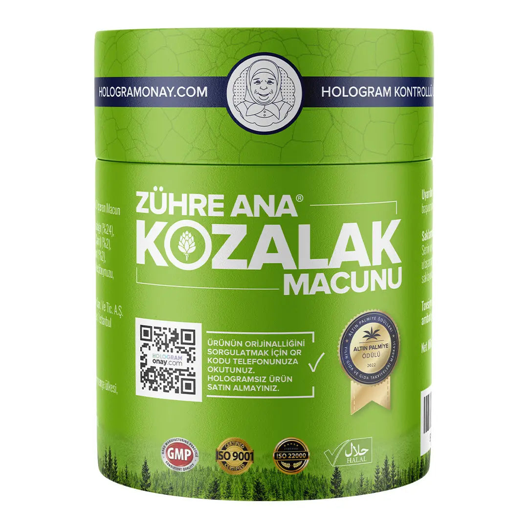 Zühre Ana Kozalak Macunu – Servi Kozalağı İçeren Bitkisel Karışım | Bağışıklık Destekleyici Pekmezli Macun