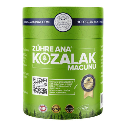 Zühre Ana Kozalak Macunu – Servi Kozalağı İçeren Bitkisel Karışım | Bağışıklık Destekleyici Pekmezli Macun