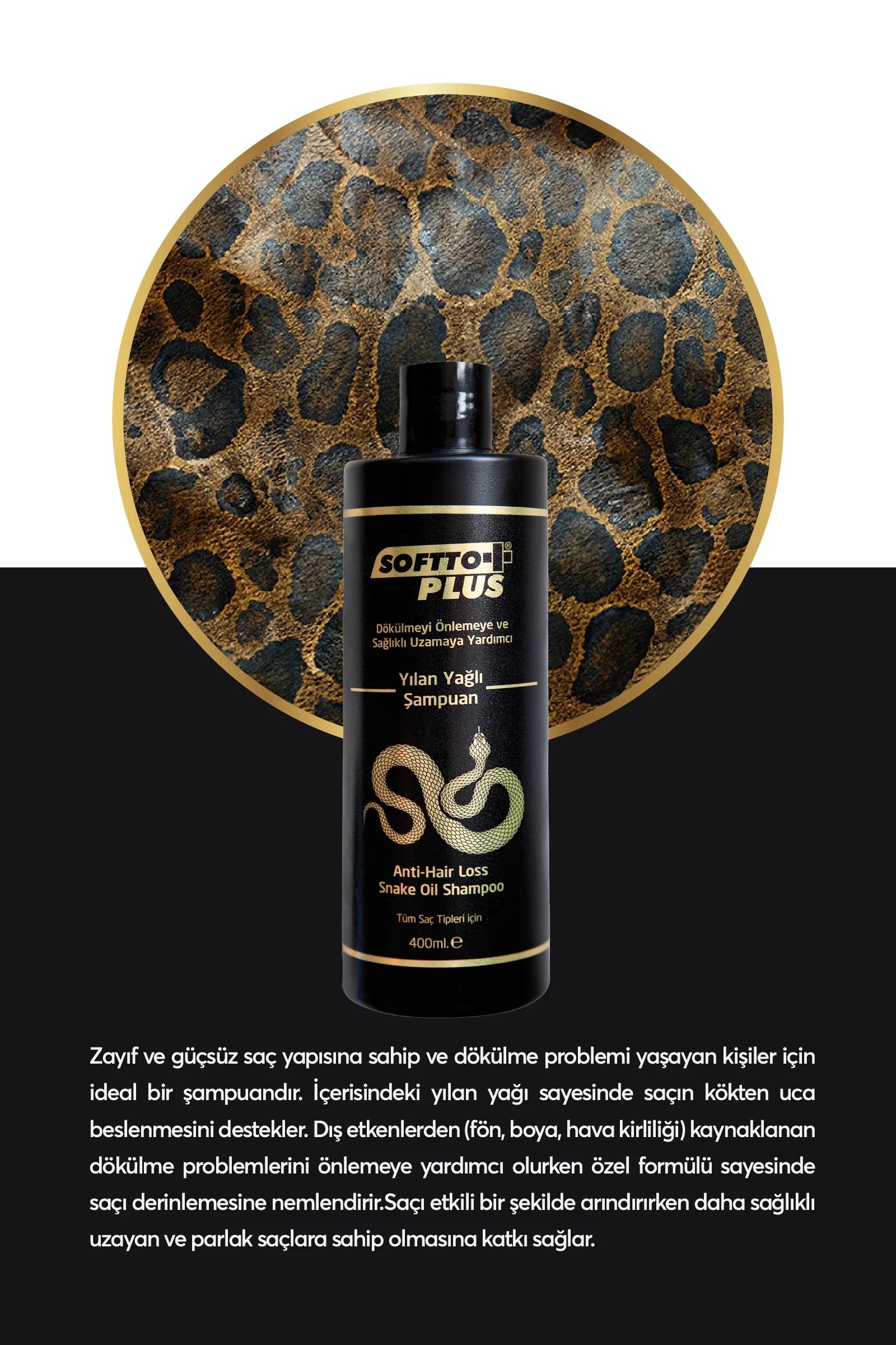 Softto Plus Yılan Yağı Şampuanı 3