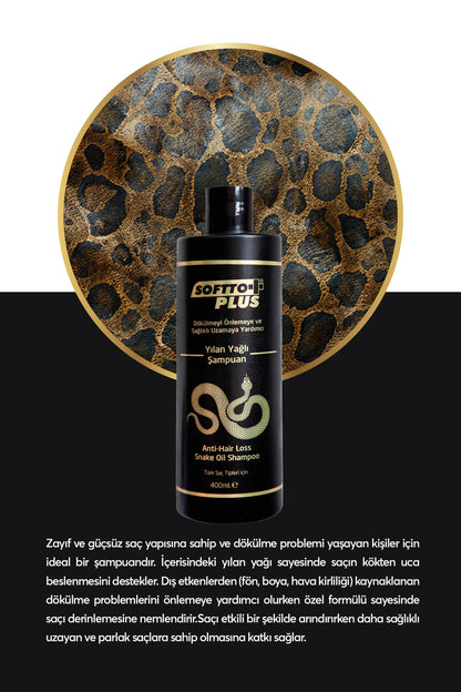 Softto Plus Yılan Yağı Şampuanı 3