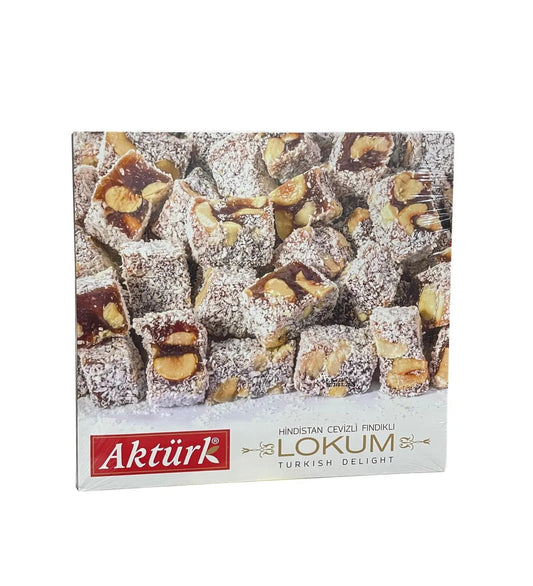 Aktürk Hindistan Cevizli Fındıklı Lokum 300 Gram