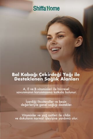 Bal Kabağı Çekirdeği Yağı Softjel 1000 mg – 100 Kapsül, Soğuk Sıkım Takviye Edici Gıda 5