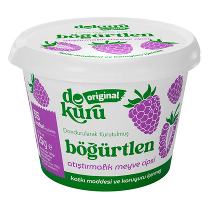 Dokuru Böğürtlen Cipsi 20 gr – %100 Doğal Freeze Dry Böğürtlen, Katkısız Sağlıklı Atıştırmalık