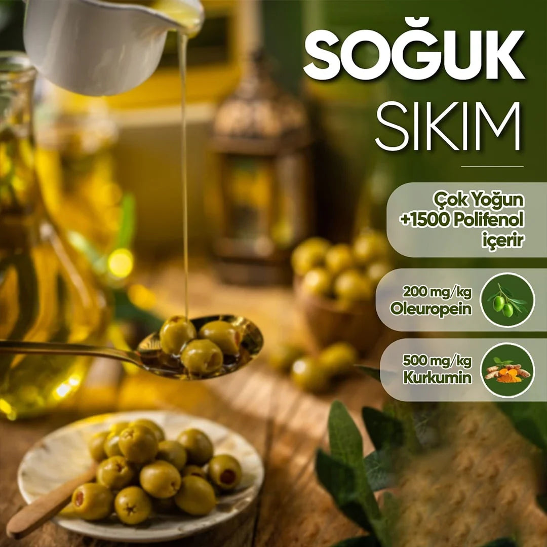 Zühre Ana Oligold 1500 – Zerdeçal ve Zeytin Yapraklı Zeytinyağı 3