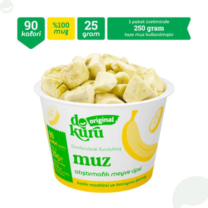 Dokuru Muz Cipsi 30 gr – %100 Doğal Freeze Dry Muz, Katkısız Sağlıklı Atıştırmalık 2
