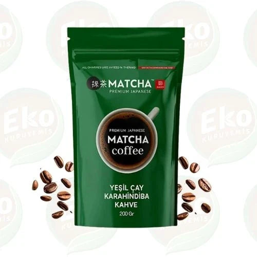 Matcha Premium Japanese Kahve 200g – Yeşil Çay & Karahindiba İçerikli Enerji Destekleyici Kahve