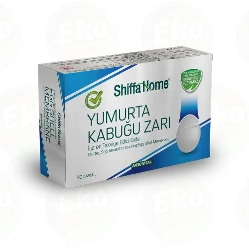 Yumurta Kabuğu Zarı Kapsül 500 mg – 30 Kapsül Hidrolize Yumurta Zarı Takviye Edici Gıda
