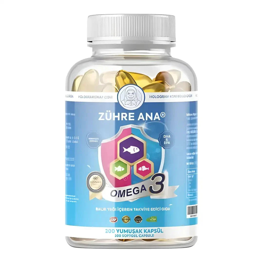 Zühre Ana Omega 3 Balık Yağı - 200 Kapsül