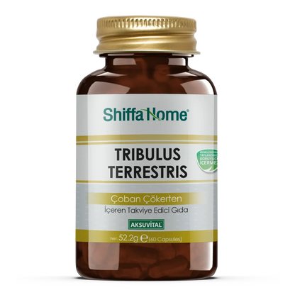 Shiffa Home Tribulus Terrestris (Çoban Çökerten) Kapsül – 60 Kapsül Bitkisel Takviye Edici Gıda