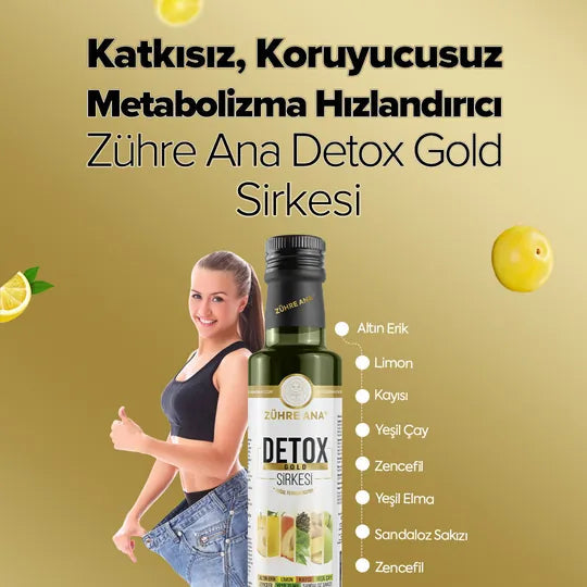 Zühre Ana Detox Gold Sirkesi Doğal Fermantasyon 2