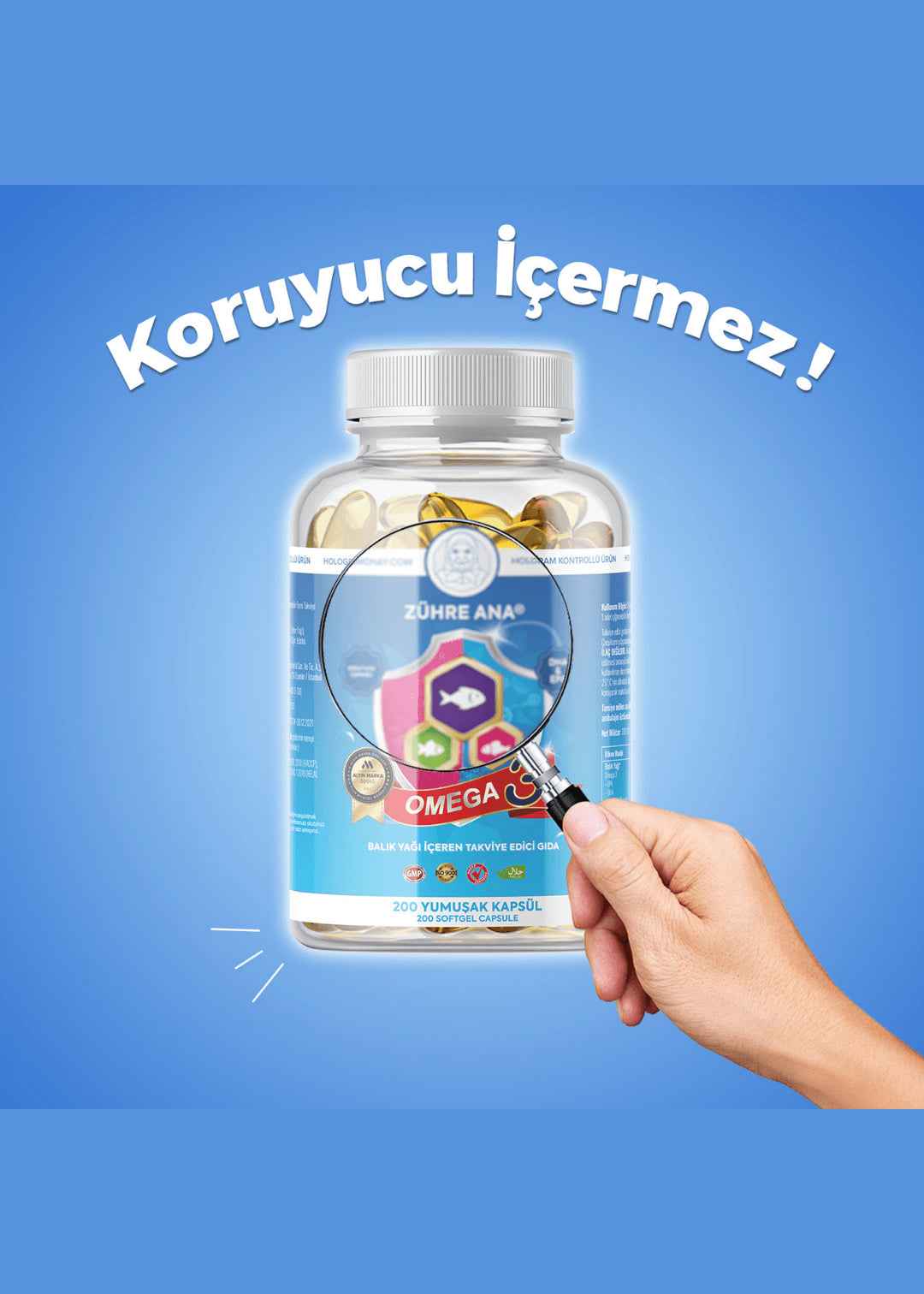 Zühre Ana Omega 3 Balık Yağı - 200 Kapsül 4