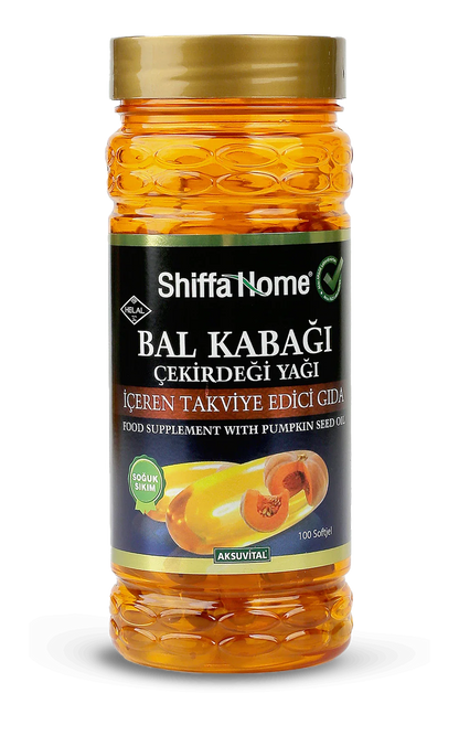 Bal Kabağı Çekirdeği Yağı Softjel 1000 mg – 100 Kapsül, Soğuk Sıkım Takviye Edici Gıda 2