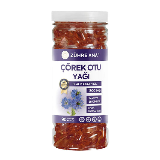 Zühre Ana Çörek Otu Yağı Softgel Kapsül