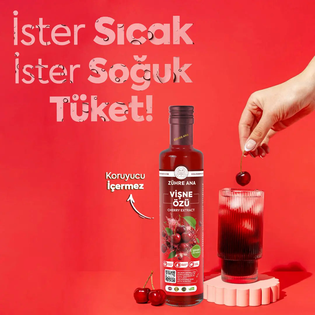Zühre Ana Vişne Özü %100 Doğal – Konsantre Vişne Ekstresi | Katkısız & Seyreltilerek Kullanılır 2