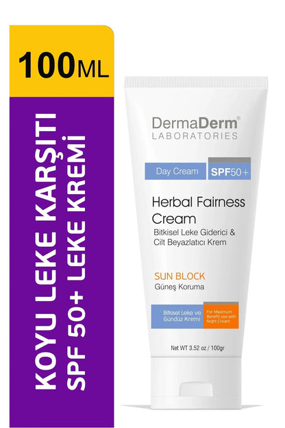 DermaDerm Bitkisel Krem Spf+50 Gündüz Kremi 2