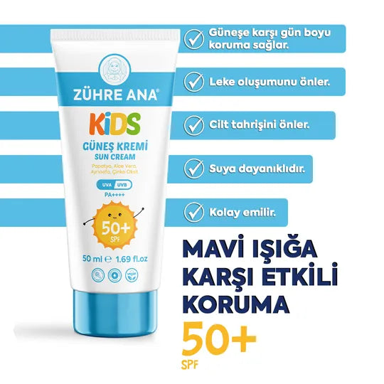 Zühre Ana Kids Güneş Kremi Spf 2