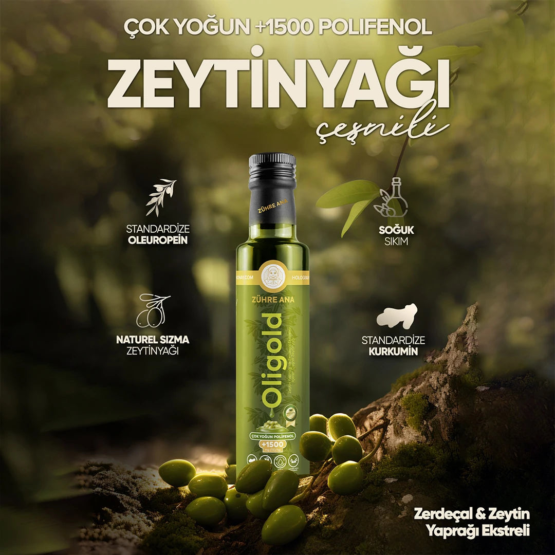 Zühre Ana Oligold 1500 – Zerdeçal ve Zeytin Yapraklı Zeytinyağı 2