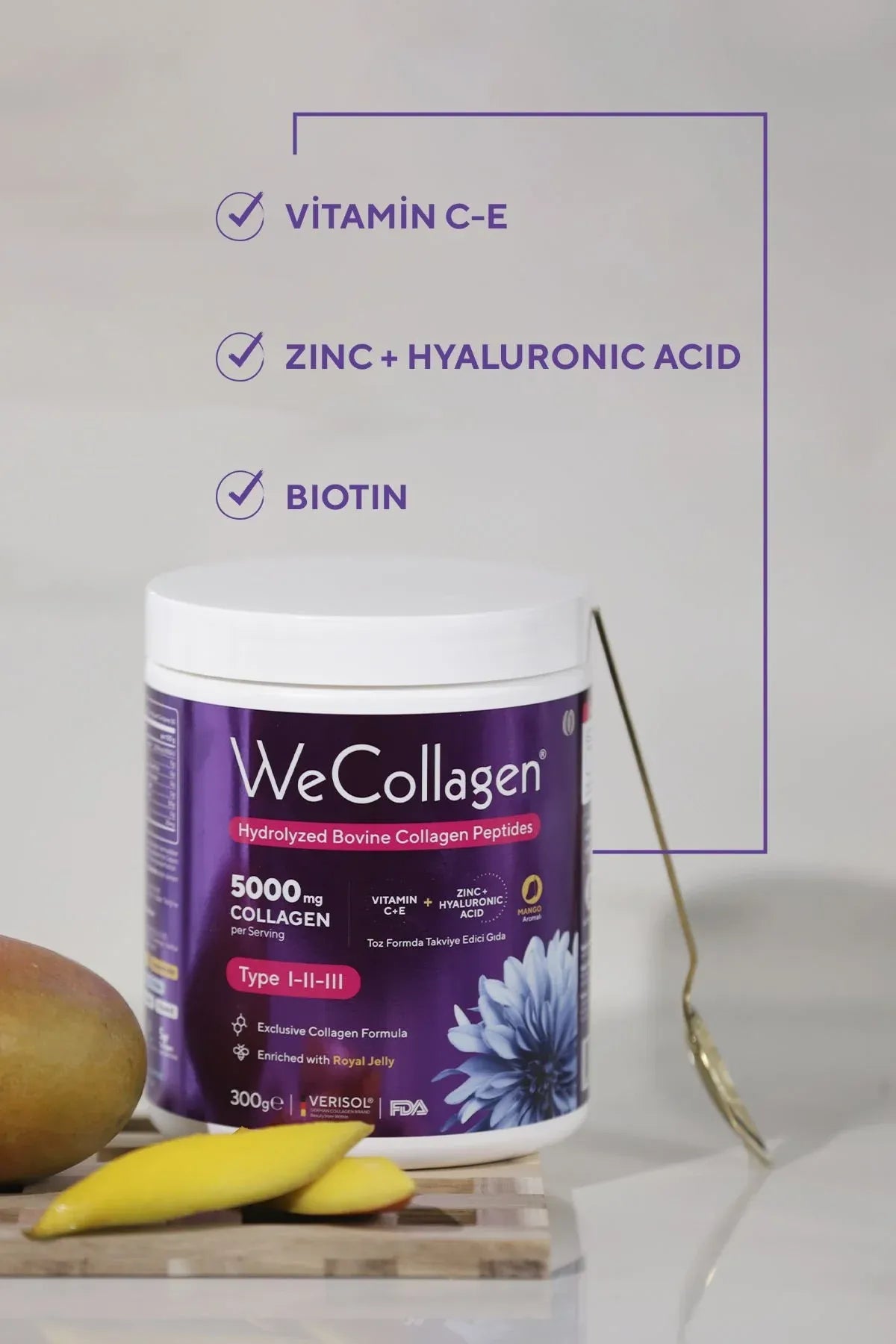 We Collagen Tip 1-2-3 Toz Kolajen 300gr 4