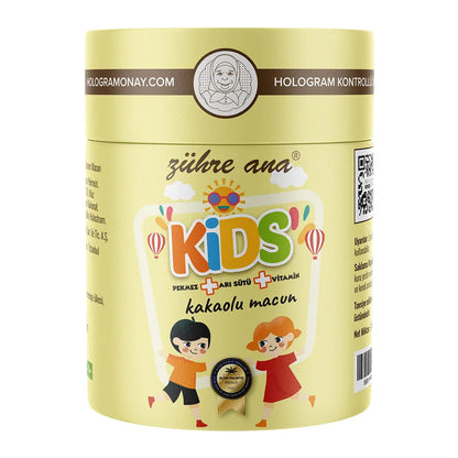 Zühre Ana Kids Kakaolu Macun – Çocuklar İçin Ballı & Propolisli Bitkisel Macun | Kakao Aromalı Takviye Edici Gıda 3