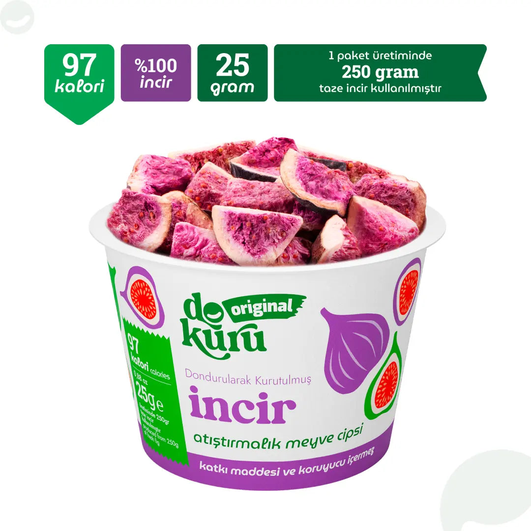 Dokuru İncir Cipsi 30 gr – %100 Doğal Freeze Dry İncir, Katkısız Sağlıklı Atıştırmalık 2