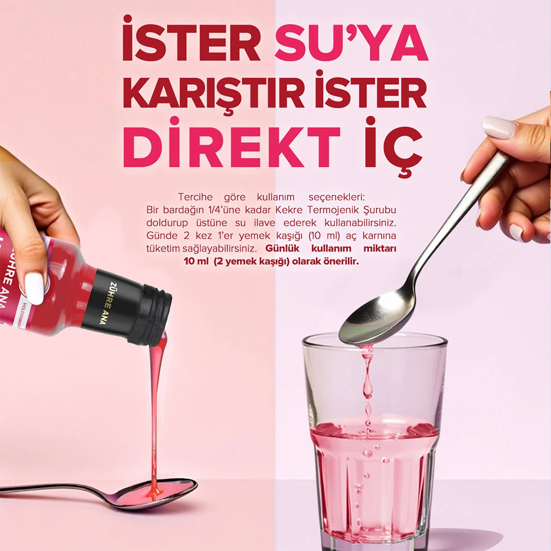 Zühre Ana Kekre Termojenik Mix 250 ml – Bitkisel & Meyveli İçecek Konsantresi | L-Karnitin İçerikli 3