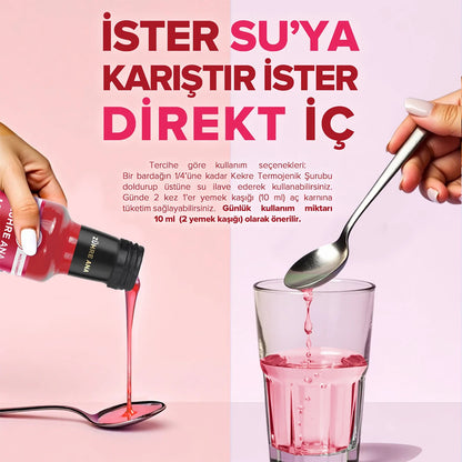 Zühre Ana Kekre Termojenik Mix 250 ml – Bitkisel & Meyveli İçecek Konsantresi | L-Karnitin İçerikli 3