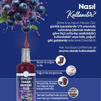 Zühre Ana Yaban Mersini Özü %100 Doğal – Konsantre Yaban Mersini Ekstresi | Katkısız & Seyreltilerek Kullanılır 3