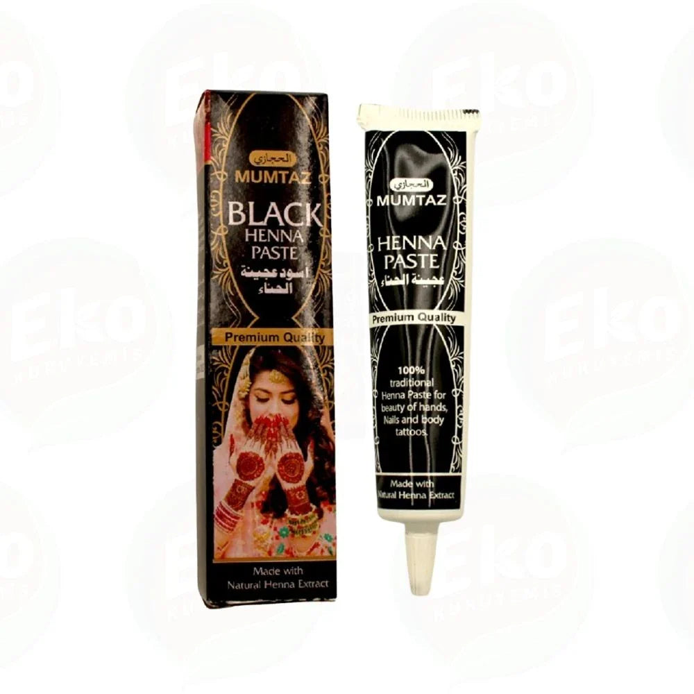 Mumtaz Siyah Kına Tüp 25 gr – El ve Vücut İçin Hazır Black Henna Paste | Kolay Uygulama Kalıcı Desen 2