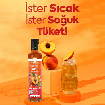 Zühre Ana Şeftali Özü %100 Doğal – Konsantre Şeftali Ekstresi | Katkısız & Seyreltilerek Kullanılır 2