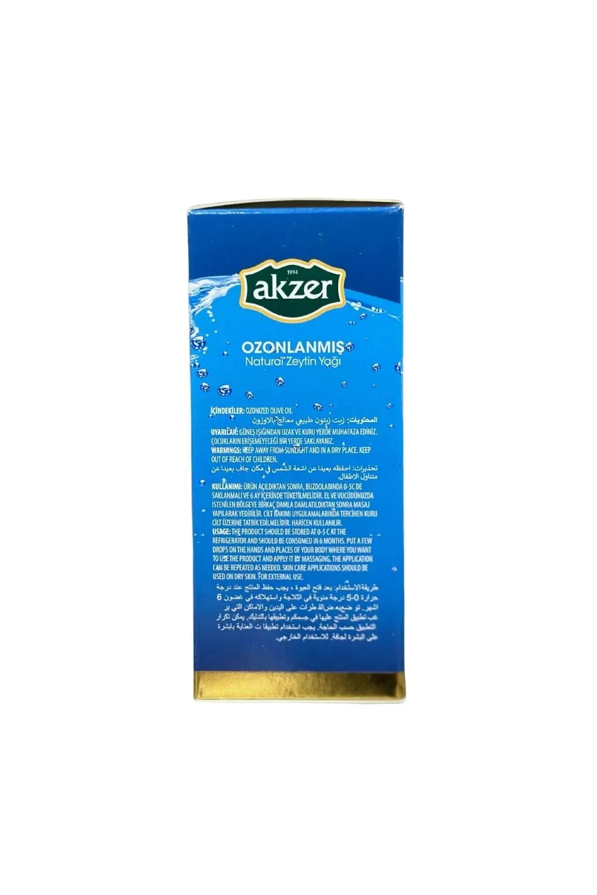 Akzer Ozonized Oil Ozonlanmış Natural Zeytin Yağı 2