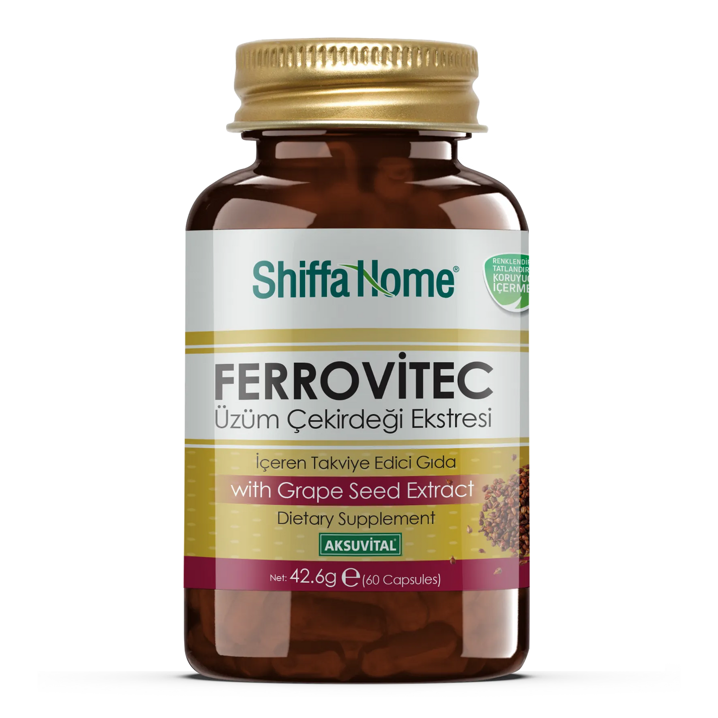 Shiffa Home Ferrovitec Üzüm Çekirdeği Ekstresi