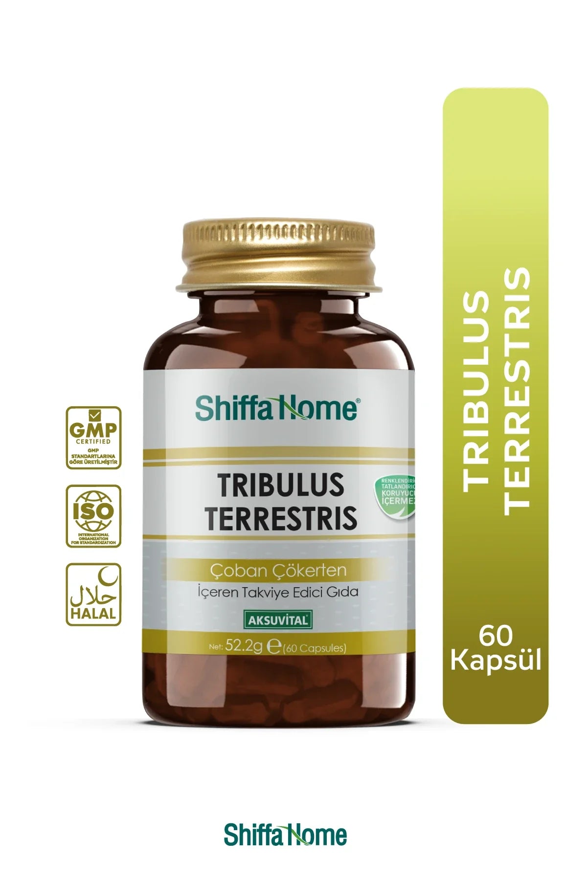 Shiffa Home Tribulus Terrestris (Çoban Çökerten) Kapsül – 60 Kapsül Bitkisel Takviye Edici Gıda 2