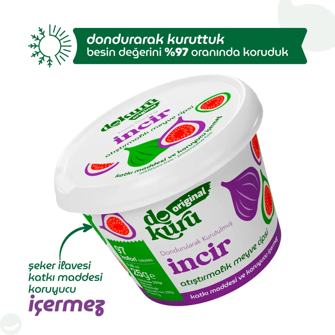 Dokuru İncir Cipsi 30 gr – %100 Doğal Freeze Dry İncir, Katkısız Sağlıklı Atıştırmalık 4