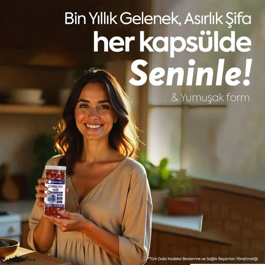 Zühre Ana Çörek Otu Yağı Softgel Kapsül 2