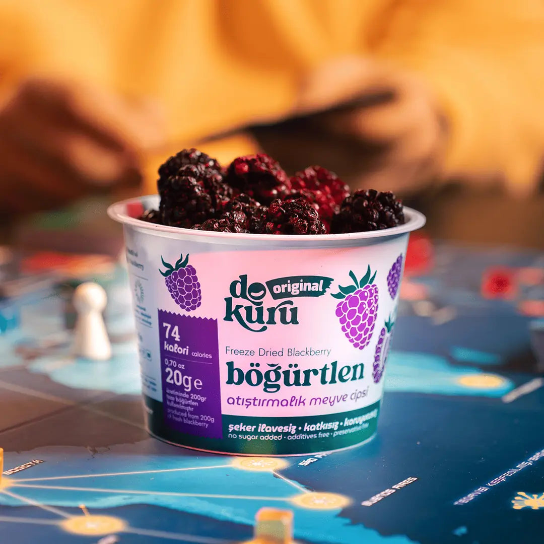 Dokuru Böğürtlen Cipsi 20 gr – %100 Doğal Freeze Dry Böğürtlen, Katkısız Sağlıklı Atıştırmalık 5