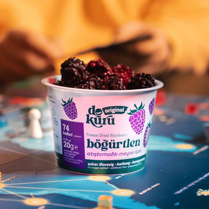Dokuru Böğürtlen Cipsi 20 gr – %100 Doğal Freeze Dry Böğürtlen, Katkısız Sağlıklı Atıştırmalık 5