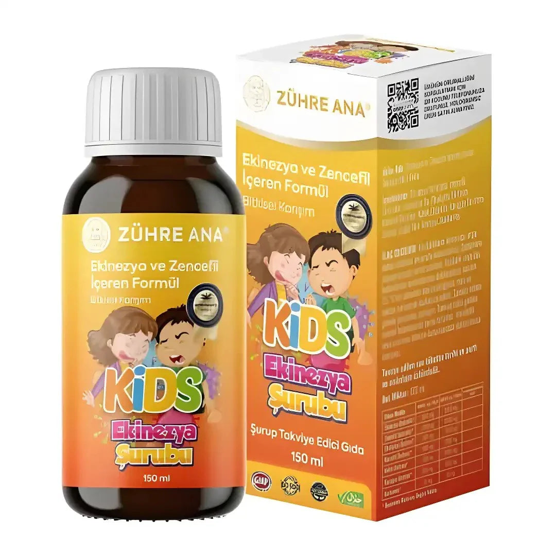 Zühre Ana Kids Ekinezya ve Zencefilli Şurup 5